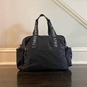 adidas “three stripes” gym bag, black